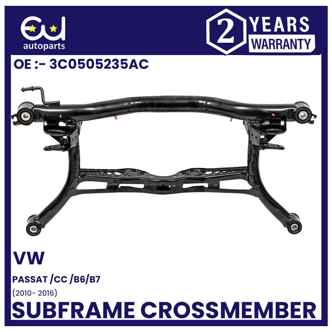 REAR AXLE SUBFRAME CROSSMEMBER BEAM FOR VW CC PASSAT B6 B7 10-16 3C0505235AC