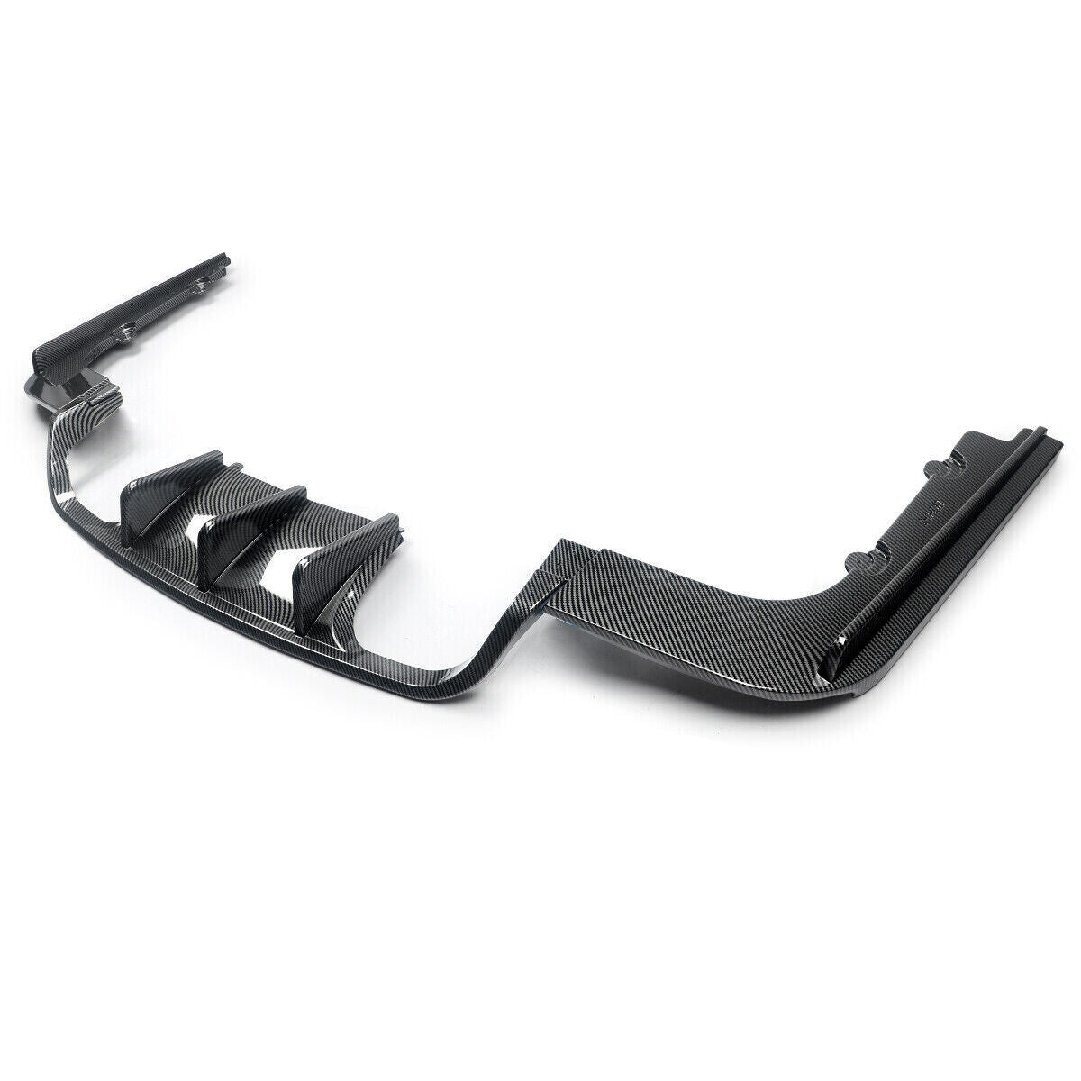 FOR BMW E92 E93 M3 MP STYLE REAR DIFFUSER QUAD EXHAUST CARBON LOOK  2008-2013