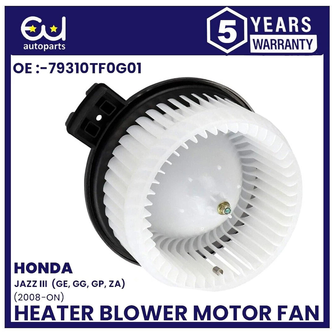 HEATER BLOWER MOTOR FAN FOR HONDA JAZZ MK3 III GE, GG, GP, ZA 1.2 1.3 08-23 OEM