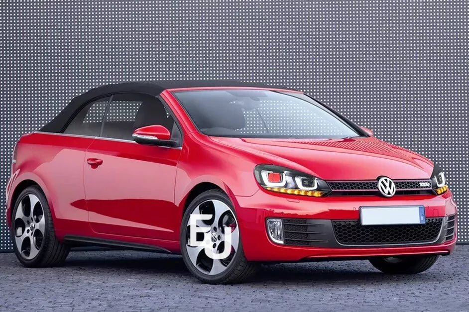 RED DEMON EYES HEADLIGHTS LAMP W/SEQUENTIAL FOR VW GOLF VI 6 MK6 /GTI 2008-2013