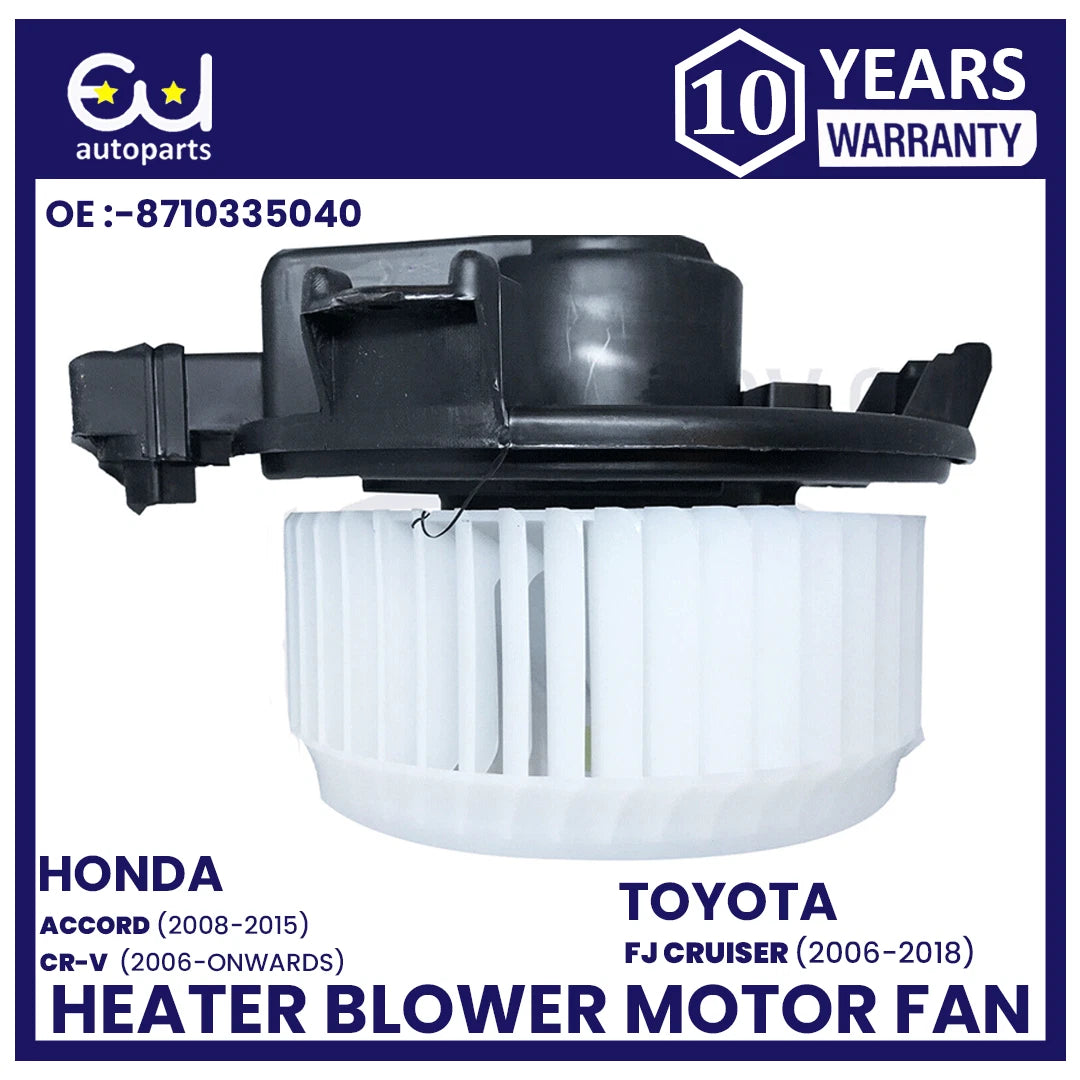 HEATER BLOWER MOTOR FAN FOR HONDA CR-V ACCORD JEEP COMPASS TOYOTA FJ CRUISER