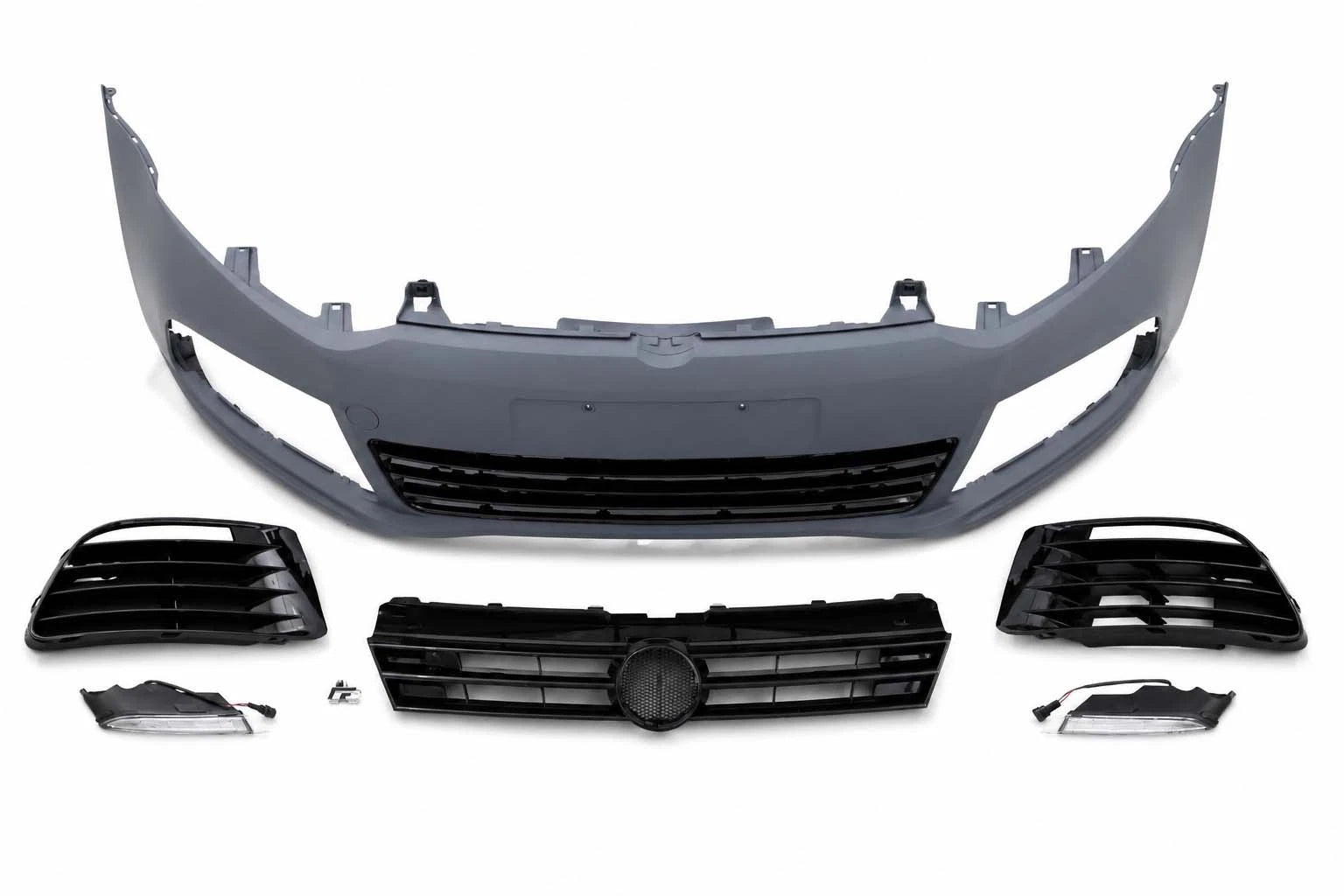 FOR VW VOLKSWAGEN POLO MK5 6R 6C 2009-2017 FRONT BUMPER KIT R20 STYLE