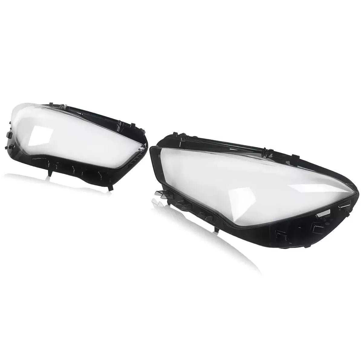 FOR MERCEDES CLA W118 C118 LEFT RIGHT SIDE PAIR HEADLIGHT LENS HEADLAMP COVER
