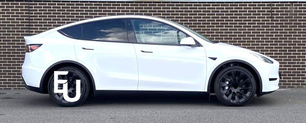 FRONT LH+RH PAIR WHEEL ARCH MOLDING FENDER FLARE FOR TESLA MODEL Y 2020-2023