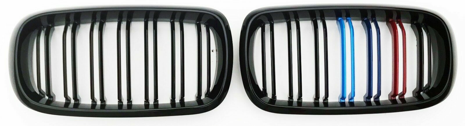 FOR BMW F15 F85 X5 F16 F86 X6 TWIN KIDNEY GRILLE GRILL GLOSS M COLOR 2014 ONWARD
