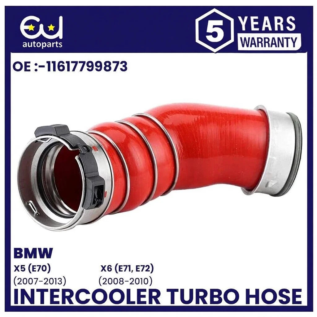 FOR BMW X5 X6 E70 E71 3.0SD 3.5D INTERCOOLER TURBO HOSE PIPE RUBBER 11617799873