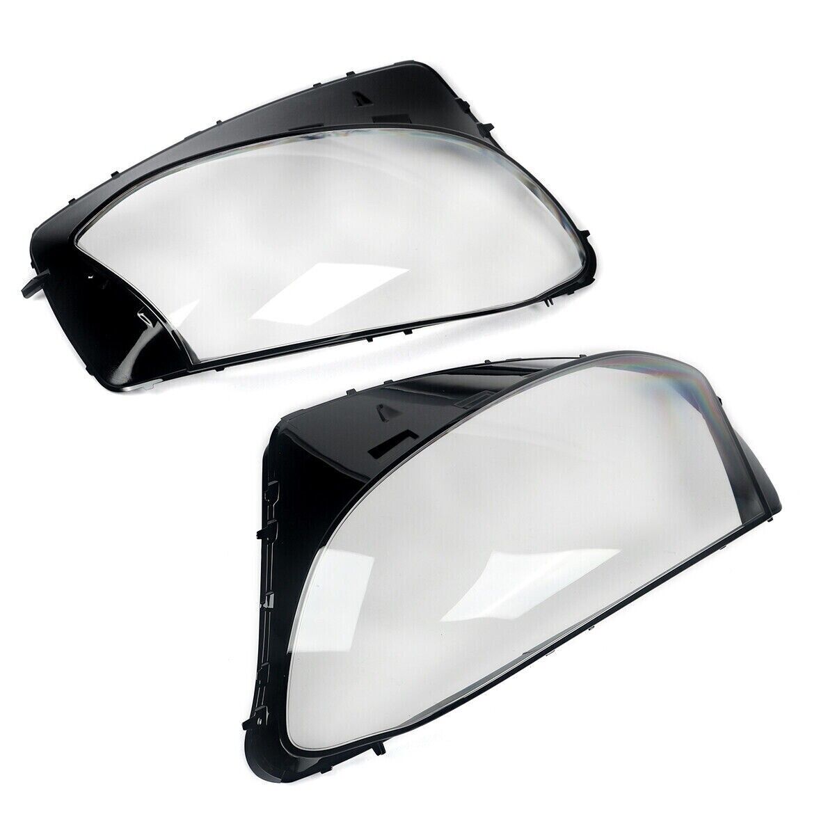 FOR MERCEDES BENZ GLC X253/C253 2015-19 HEADLIGHT GLASS LENS COVER L+R PAIR NEW