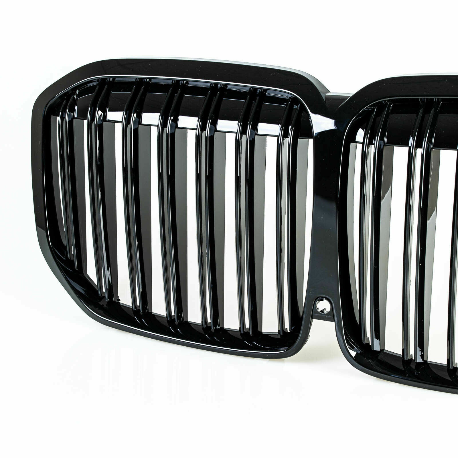 FRONT TWIN SLAT KIDNEY GRILLE GRILL FOR BMW X7 G07 2019+ GLOSS BLACK M STYLE