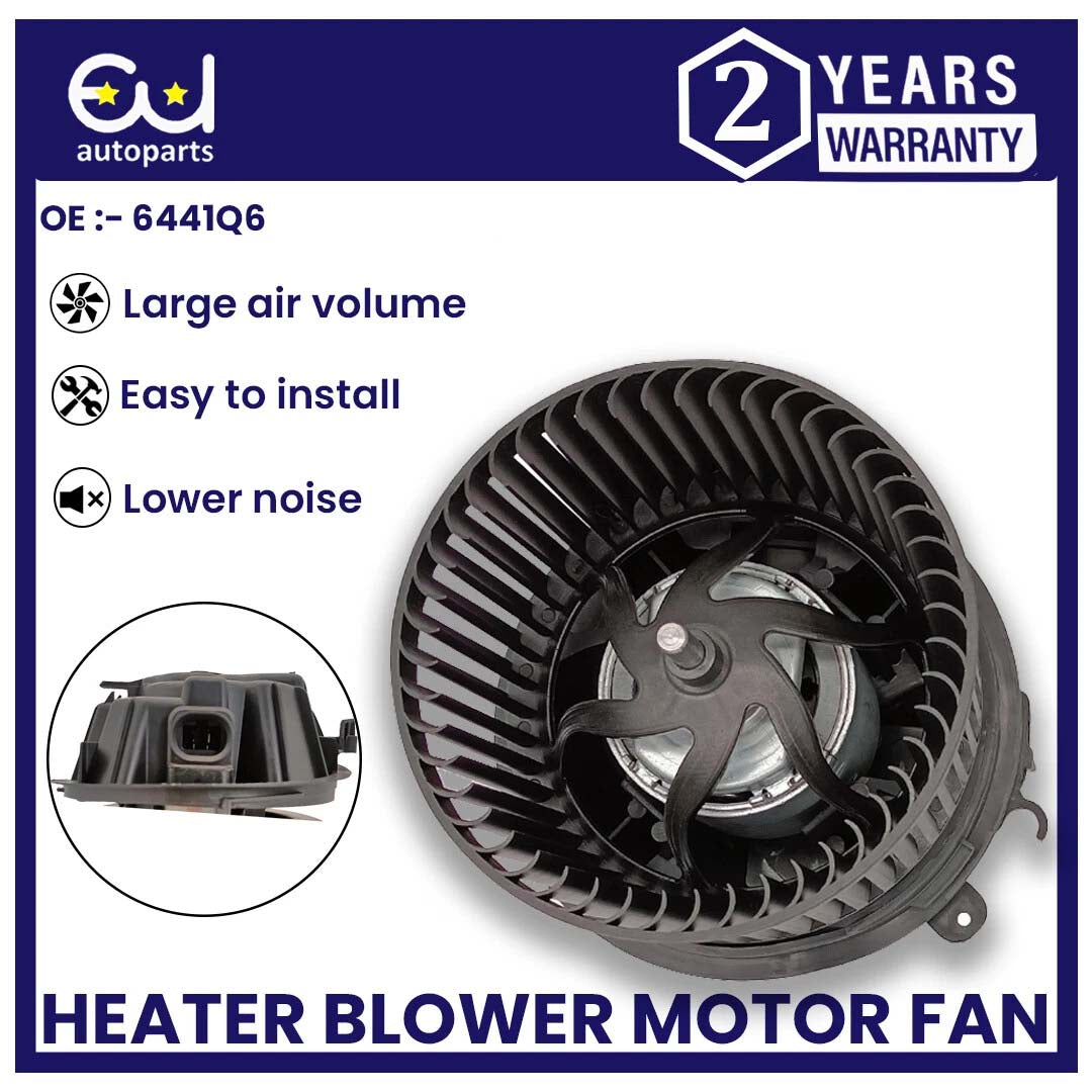 HEATER BLOWER MOTOR FAN FOR CITROEN C2 C3 XSARA PEUGEOT 206 307 1007 OEM 6441Q6