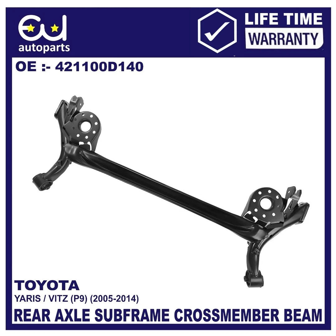 REAR AXLE SUBFRAME CROSSMEMBER BEAM FOR TOYOTA YARIS MK2 P9 05-14 (DISC BRAKES)