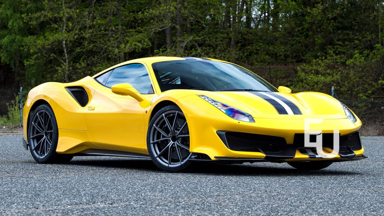 FIT FOR FERRARI 488 HEADLIGHT HEADLAMP LENS COVER RIGHT DRIVER SIDE 2015-2020
