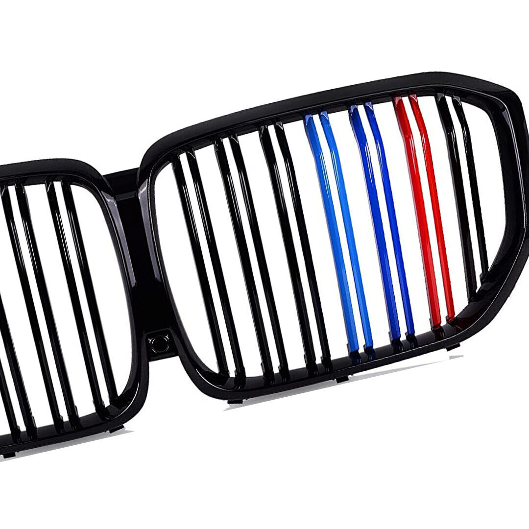 FOR BMW X5 G05 2018+ M COLOR DUAL SLAT KIDNEY GRILL GRILLE GRILLS