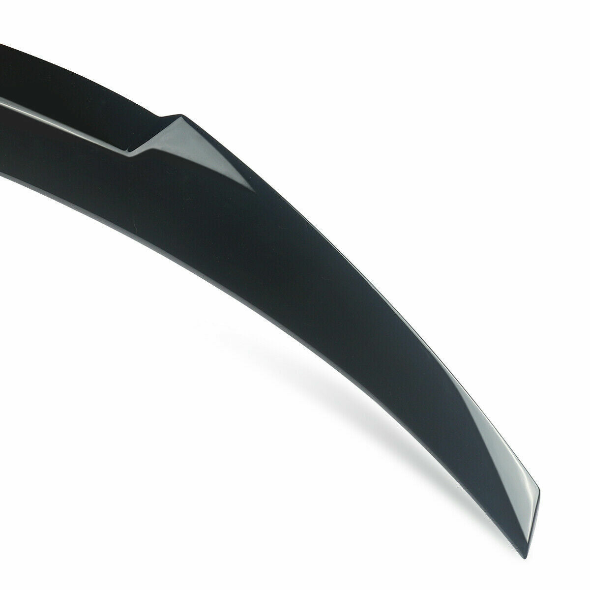 FOR BMW 4 SERIES F36 GRAN COUPE REAR TRUNK BOOT SPOILER V STYLE GLOSS BLACK 14+