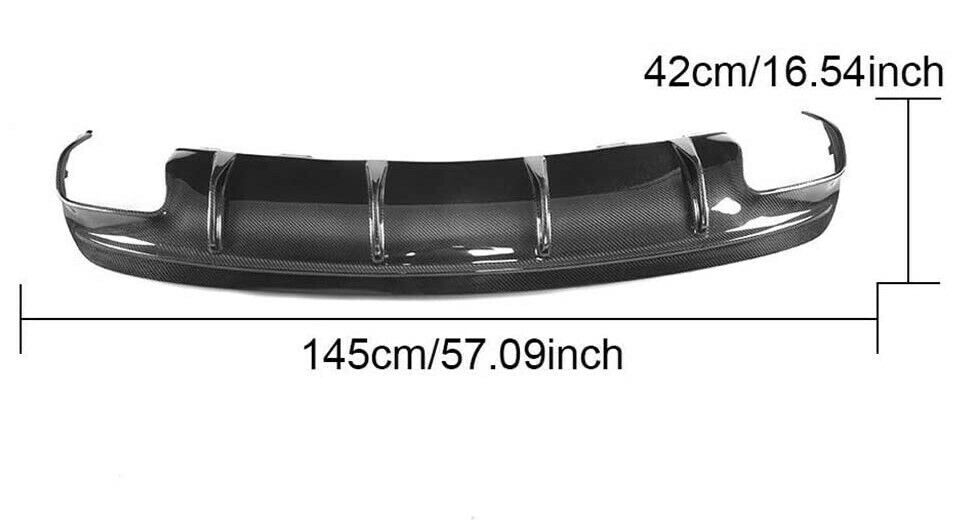 FOR MERCEDES CLA CLASS W117 C117 BUMPER REAR DIFFUSER AMG FACELIFT  13-19