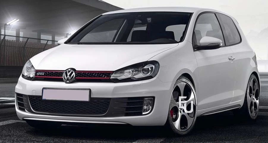 FOR VW GOLF MK6 GTI CONVERSION LOOK FRONT BUMPER BODYKIT 09-12 FIT TDI TSI GTI