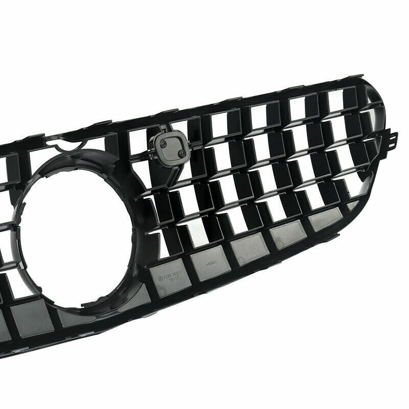 FOR MERCEDES S CLASS COUPE C217 PANAMERICANA GT FRONT GRILLE GRILL BLACK 2014-17