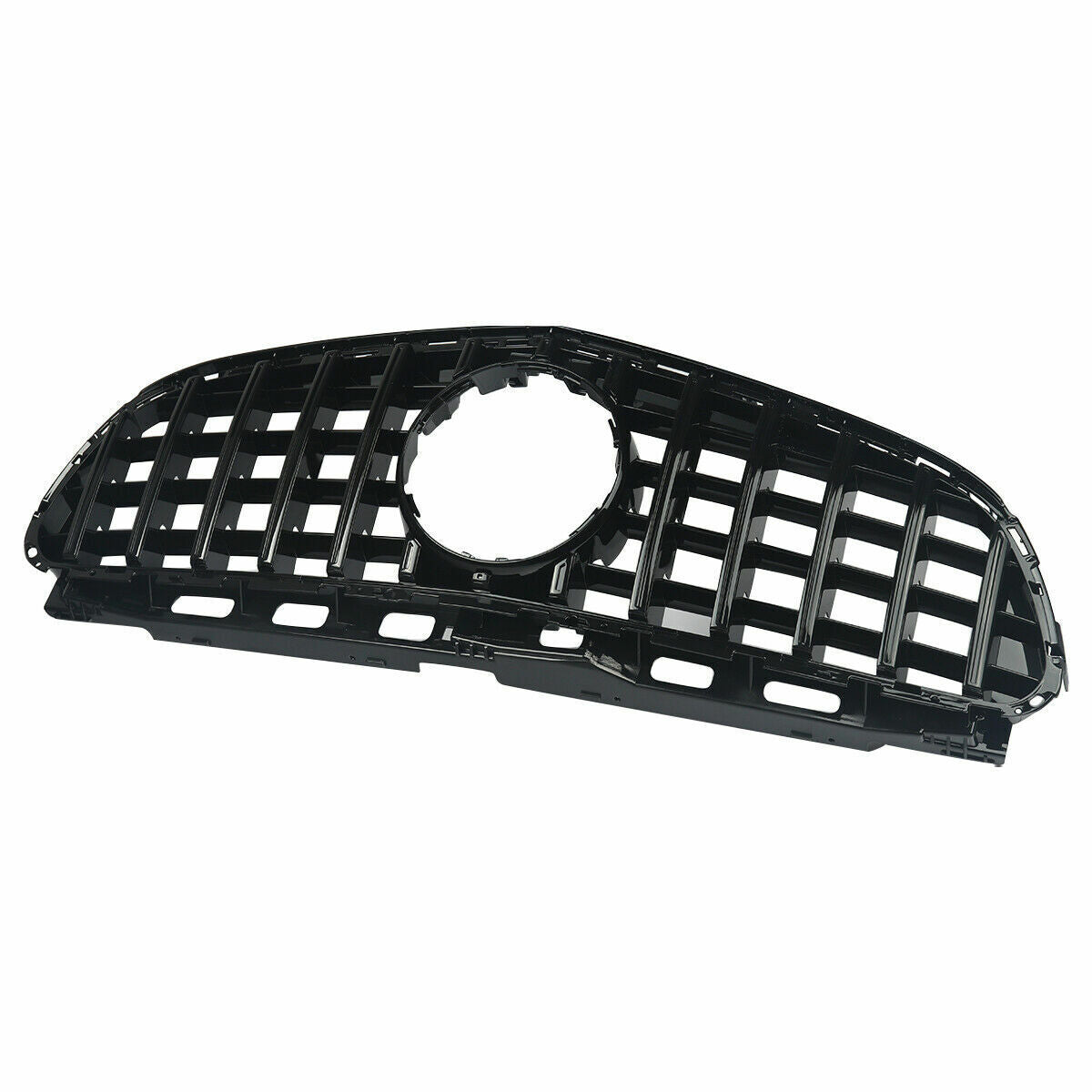 FOR MERCEDES E CLASS W212 13-2016 FRONT GRILLE GRILL BLACK PANAMERICANA GT STYLE