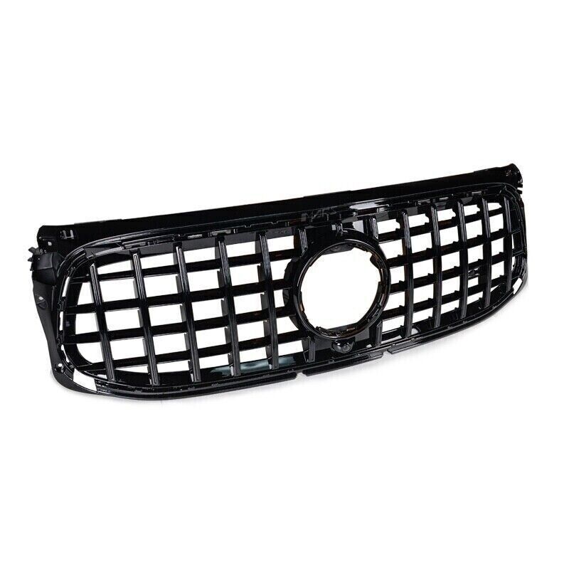 FOR MERCEDES GLB X247 2020-ON AMG FRONT GRILLE GRILL GLOSS BLACK PANAMERICANA GT