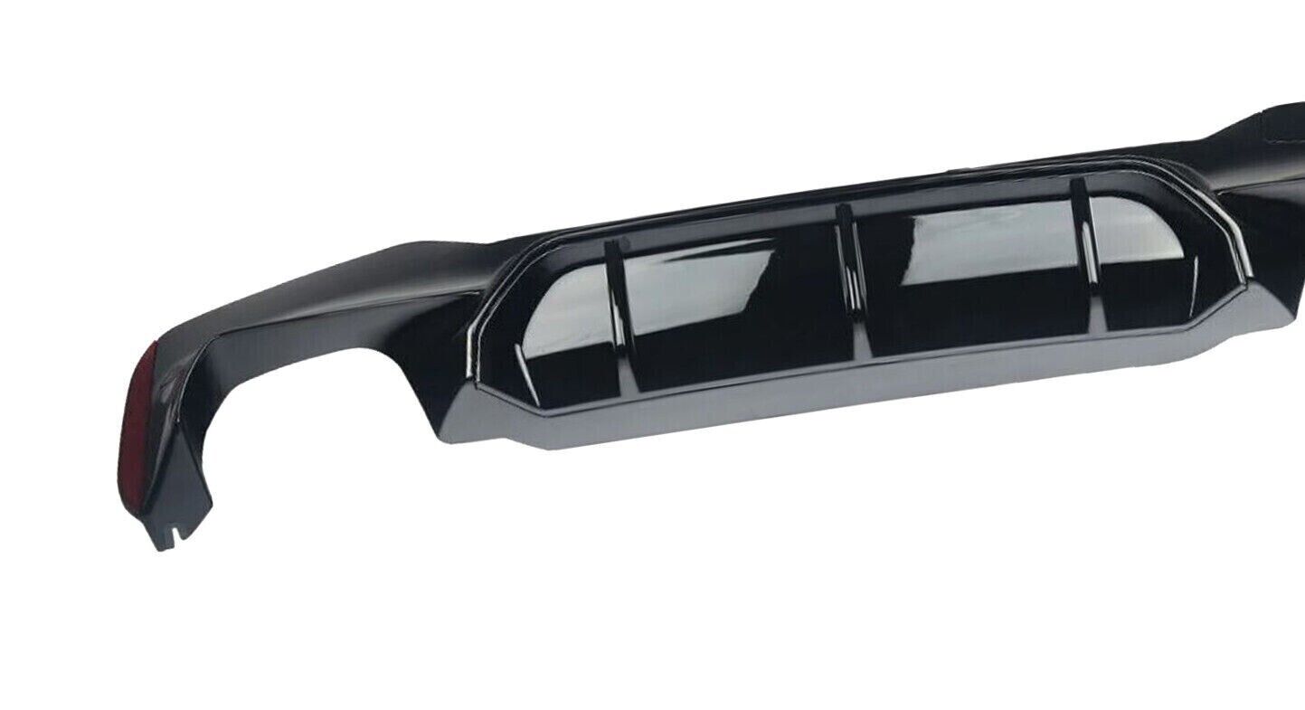 FOR BMW 5 SERIES G30 G31 REAR BUMPER DIFFUSER M5 STYLE M SPORT TAIL PIPE 2017-20