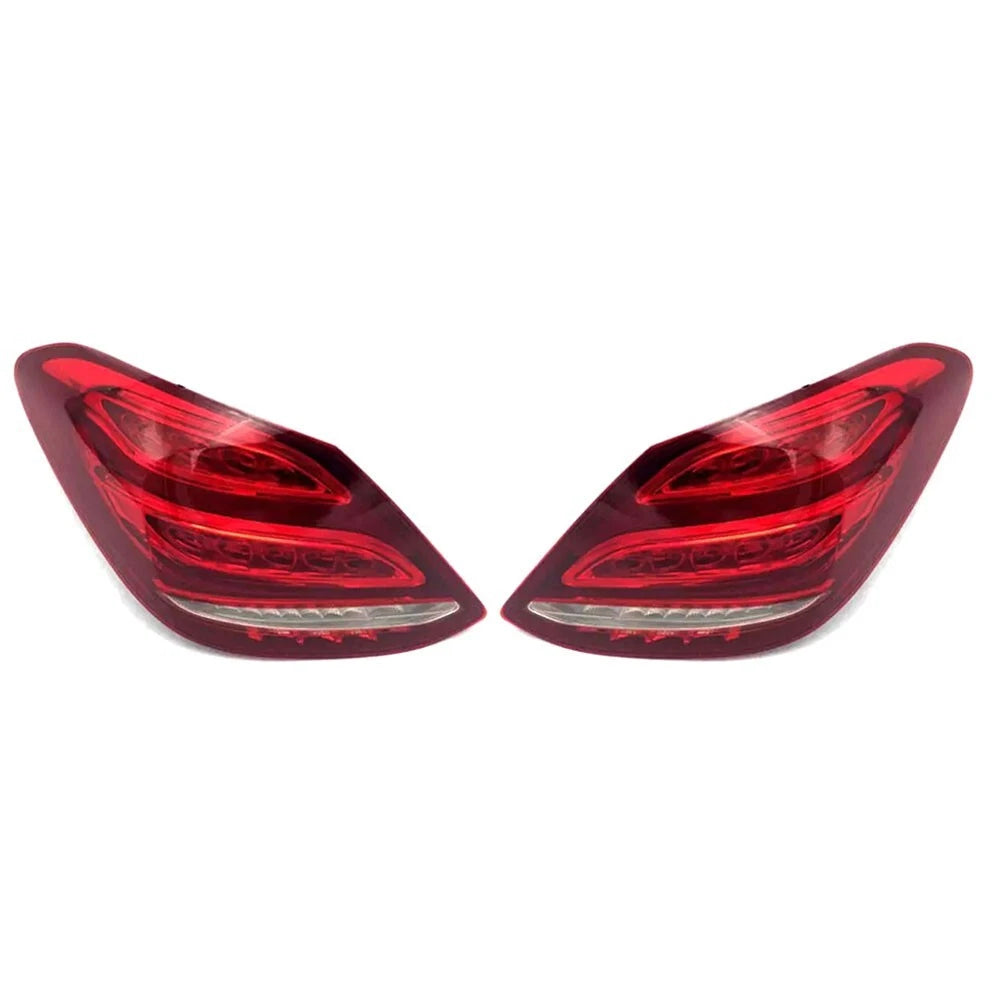 LEFT+RIGHT LED REAR TAIL LIGHT ASSEMBLY FOR MERCEDES-BENZ C-CLASS W205 2015-2018