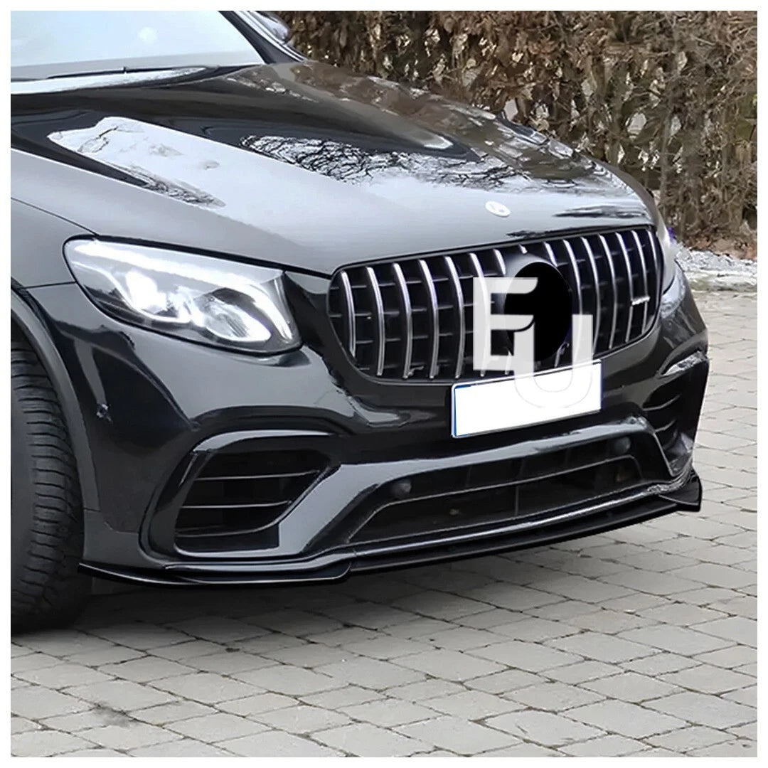 FOR MERCEDES GLC CLASS X253 C253 GLC63 AMG FRONT SPLITTER LIP GLOSS 16-19
