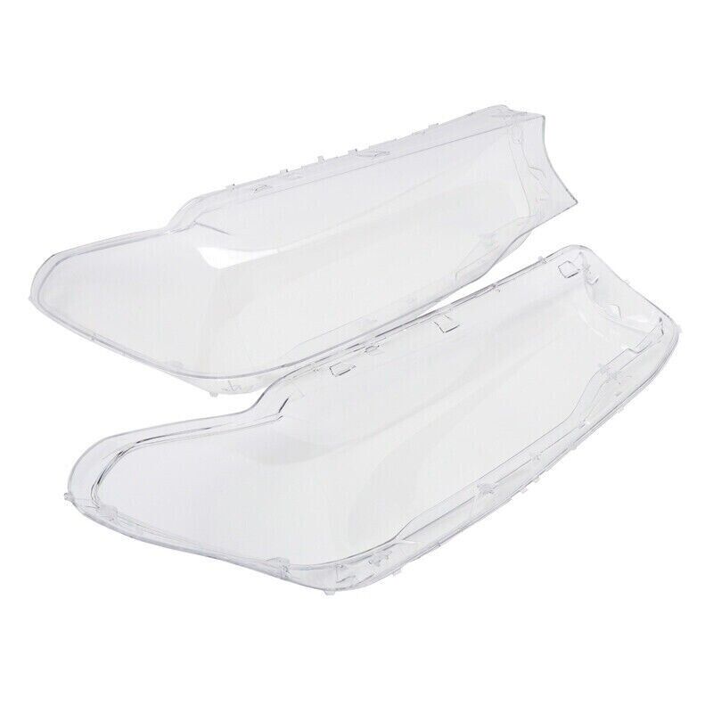 L+R HEADLIGHT LENS COVER HEADLAMP SHELL FOR BMW G30 G31 G38 5 SERIES 2016-2019