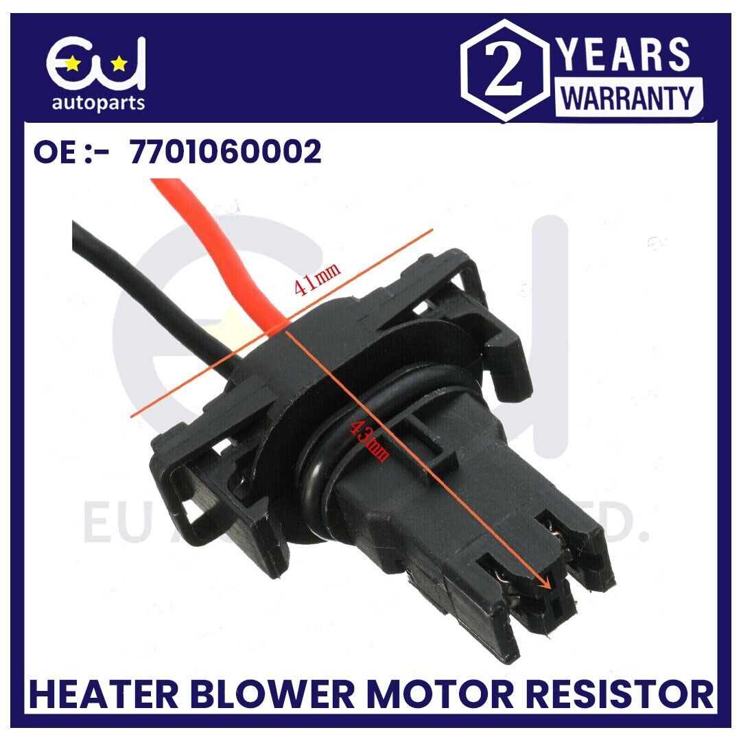 HEATER BLOWER FAN RESISTOR FOR RENAULT CLIO MK3 2005-2012 MODUS GRAND 2004-