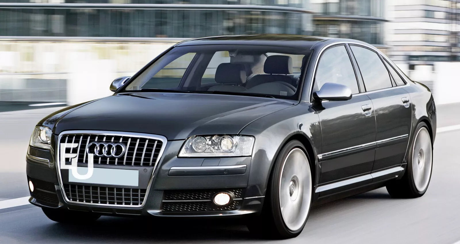 FOR AUDI A8 D3 PAIR RIGHT LEFT FRONT HEADLIGHT HEADLAMP LENS COVER 2003-2009