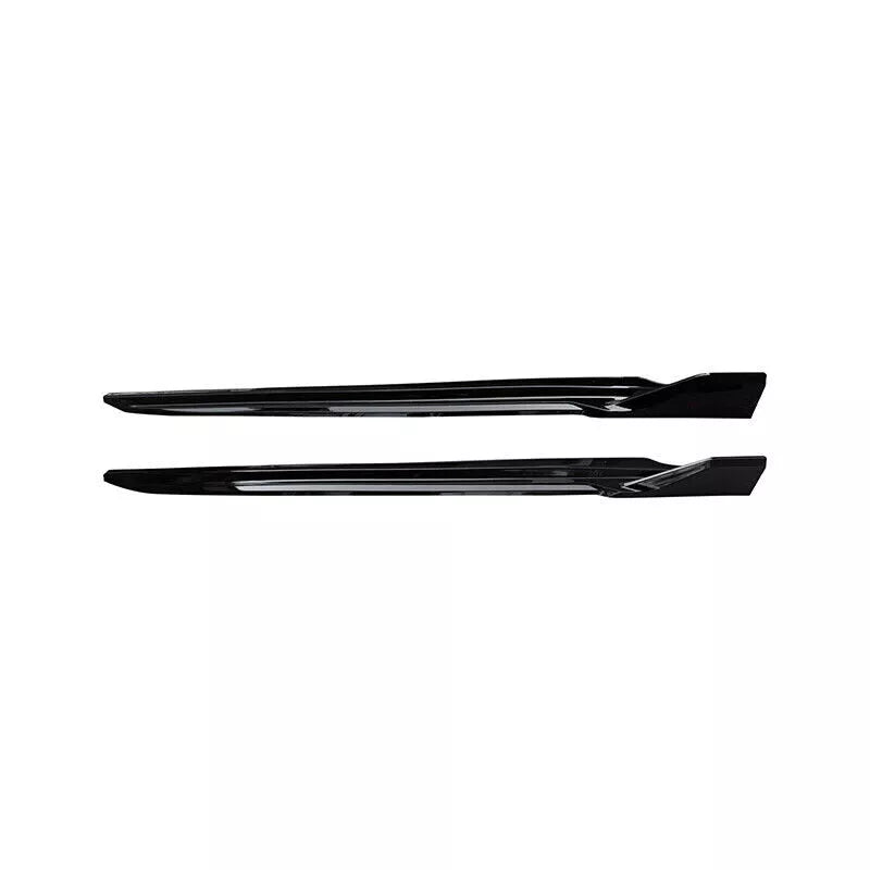 FOR BMW X5 G05 M SPORT GLOSS BLACK SIDE SKIRTS EXTENSION BLADES FACELIFT 18-23