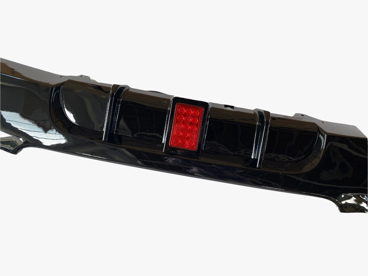 FOR BMW 3 SERIES E92 E93 320i M SPORT REAR DIFFUSER SPLITTER VALANCE LED 2006+