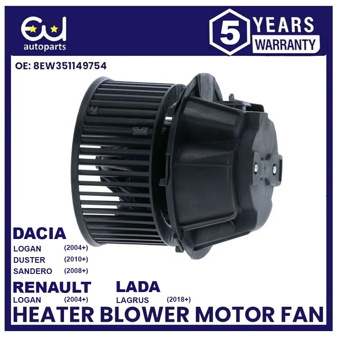 HEATER BLOWER MOTOR FAN FOR DACIA DUSTER SANDERO RENAULT LOGAN LADA LARGUS 04-ON