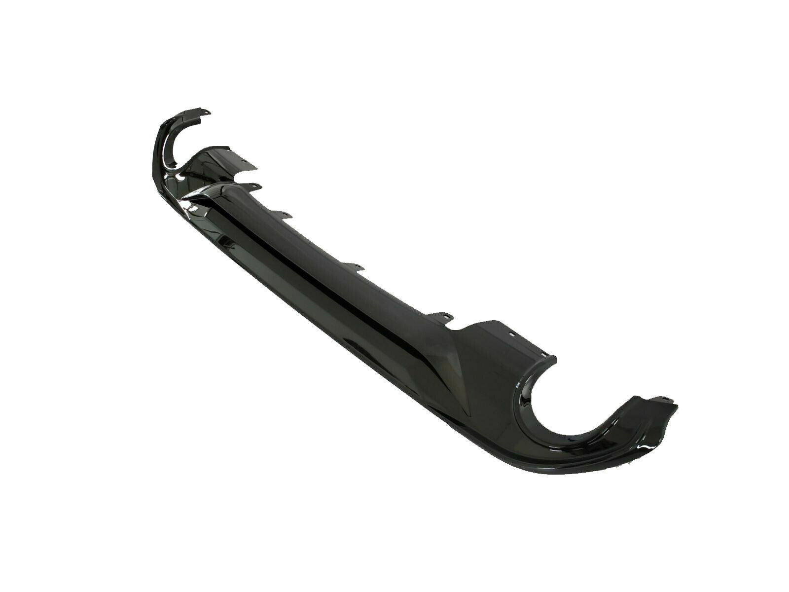 FOR BMW X1 F48 F49 MP STYLE REAR BUMPER DIFFUSER VALANCE GLOSS BLACK 2016-2021
