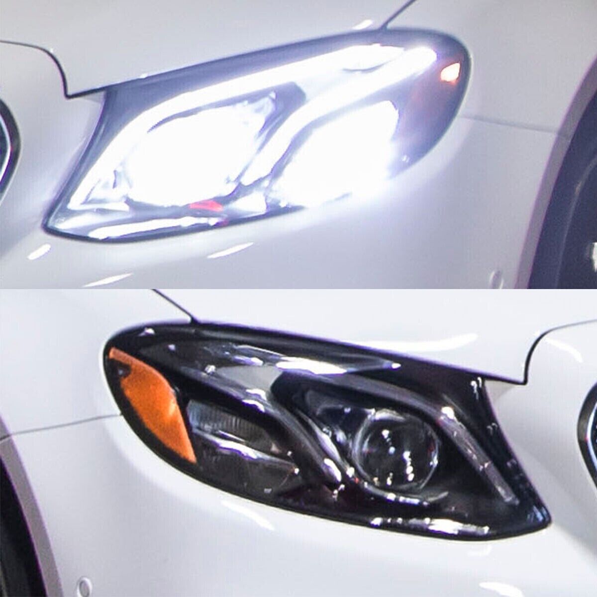 LEFT PASSENGER+MANUAL HEADLIGHT LENS COVER FOR MERCEDES-BENZ E CLASS W213 16–20
