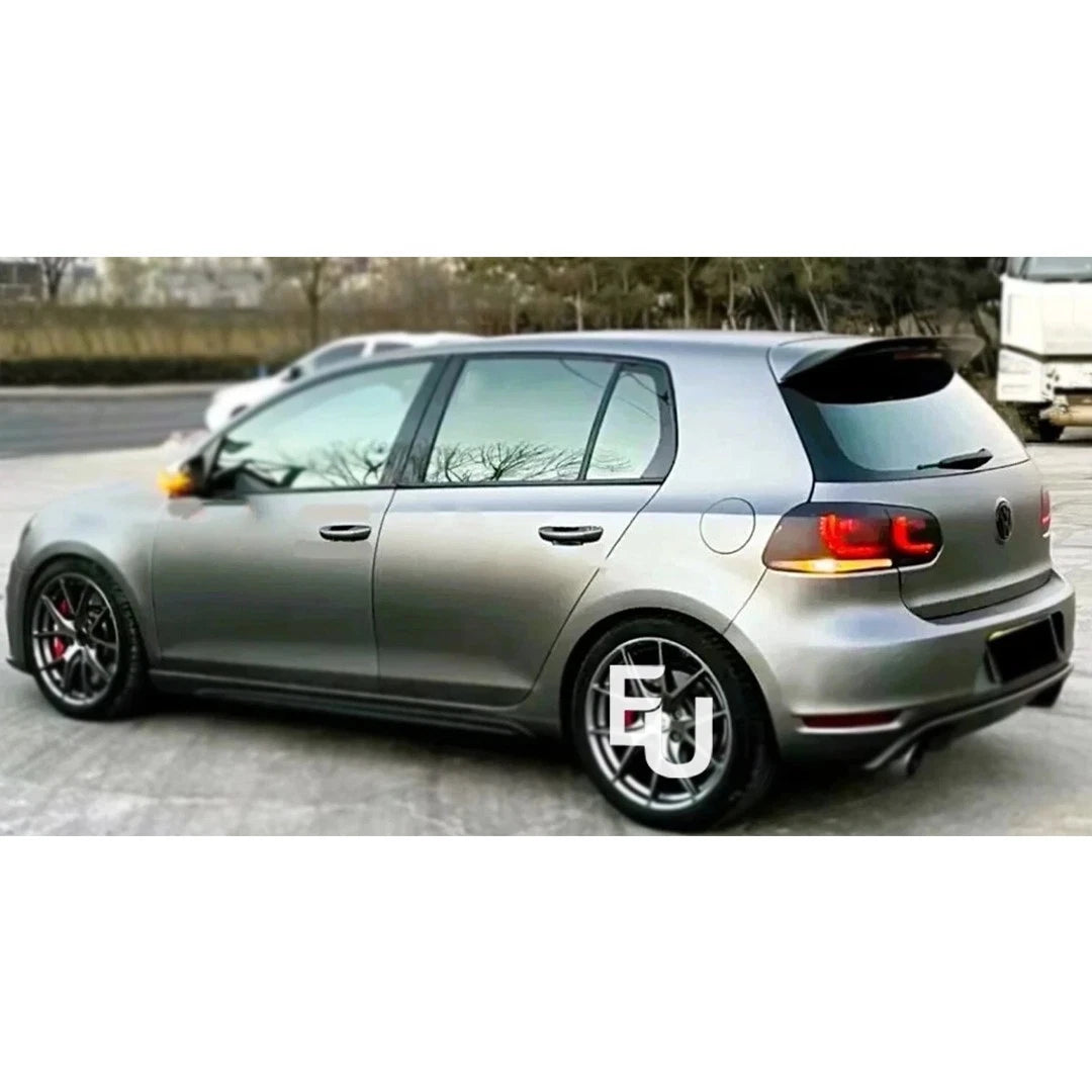 FOR VW GOLF MK6 GTD GTI R20 R REAR BOOT ROOF SPOILER WING GLOSS BLACK 2008-2013