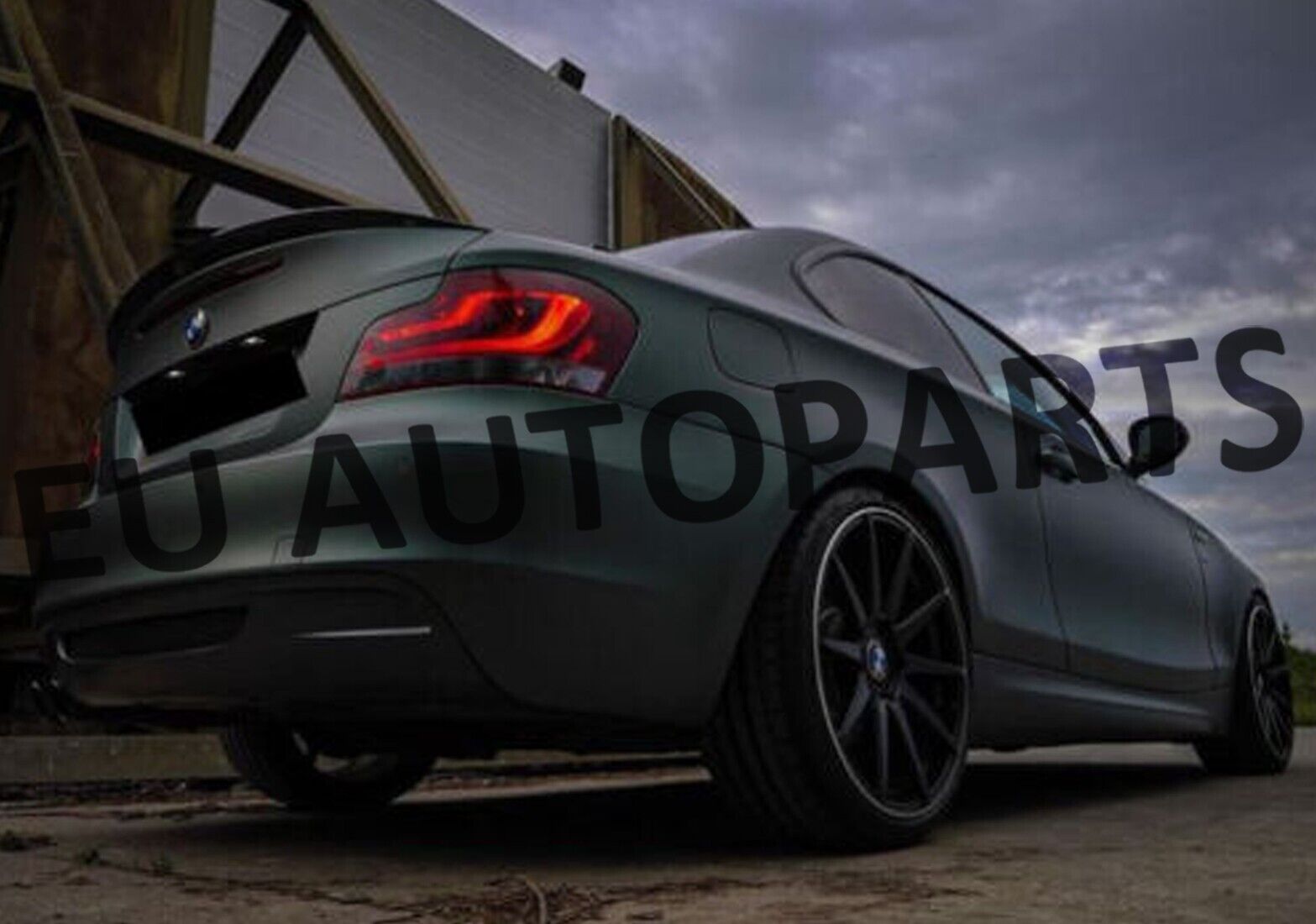 FOR BMW 1 SERIES E82 REAR BOOT SPOILER TRUNK PERFORMANCE LIP GLOSS BLK 2007-2013