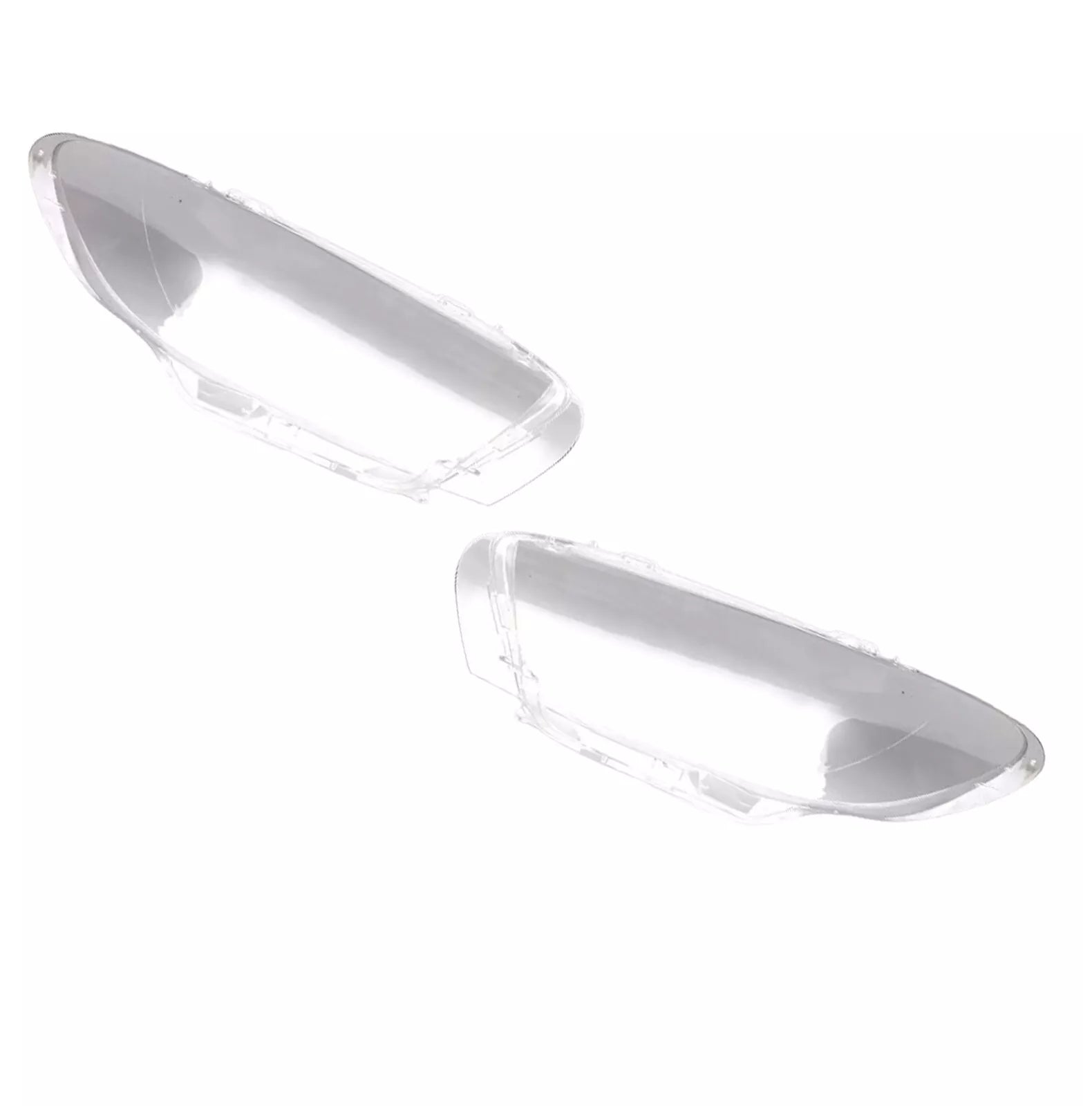 LEFT RIGHT SIDE PAIR HEADLIGHT LENS COVER LAMP FOR VW SCIROCCO MK3 2008-2017