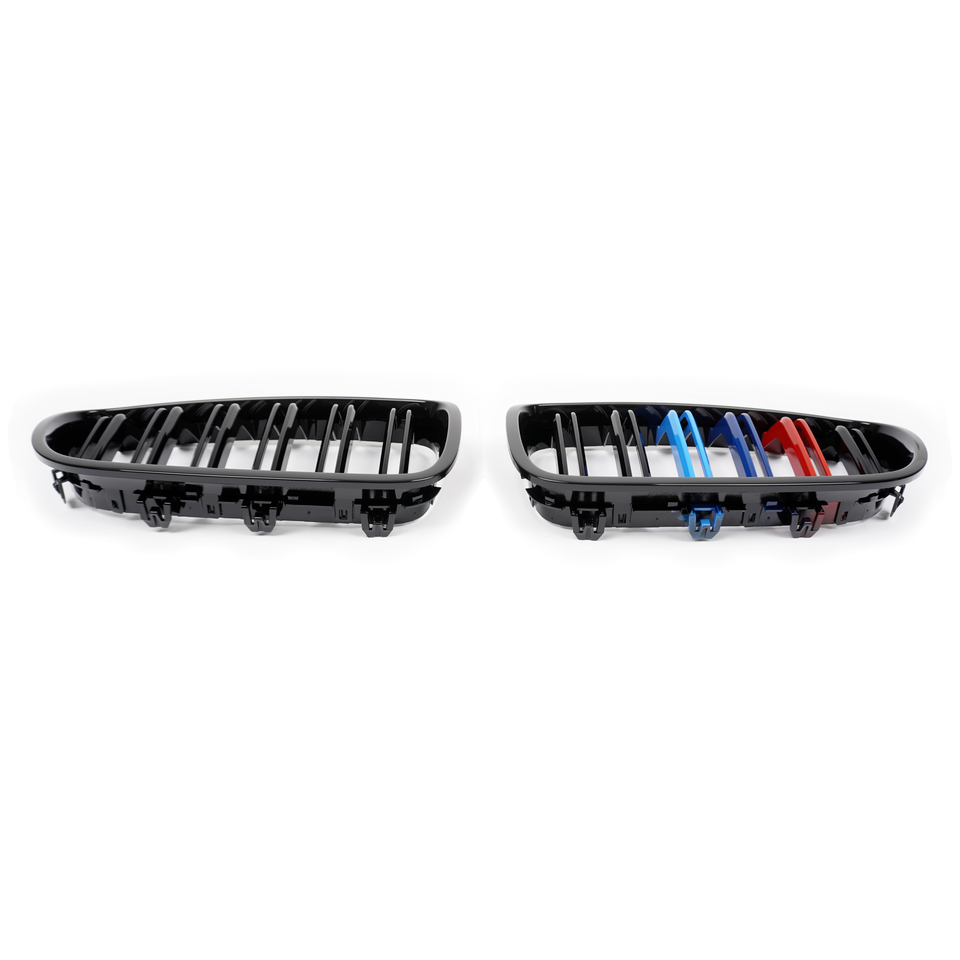 FOR BMW 5 SERIES F10 F11 FRONT M COLOR GLOSS M5 STYLE KIDNEY GRILLE GRILL 10-16
