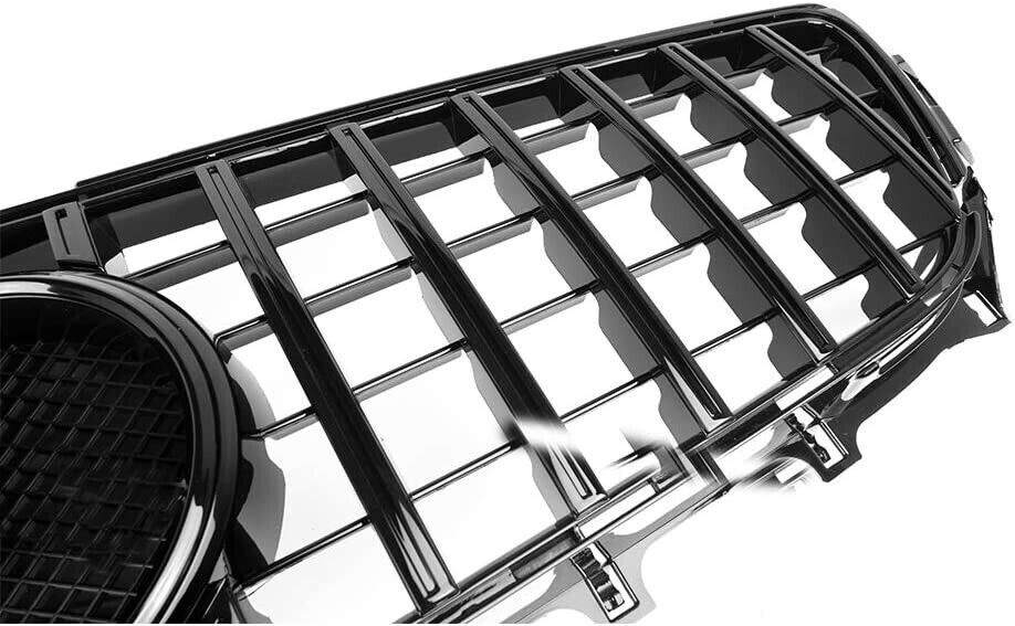 FOR MERCEDES CLS CLASS W218 C218 PANAMERICANA GT FRONT GRILLE GLOSS BLACK 11-14