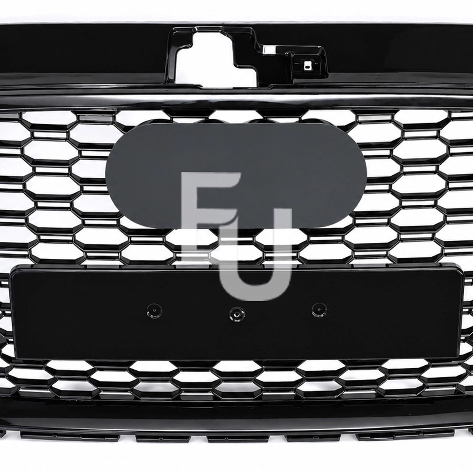 RS3 STYLE HONEYCOMB MESH FRONT GRILLE FOR AUDI A3/S3 8V FACELIFT GLOSS 2016-2019