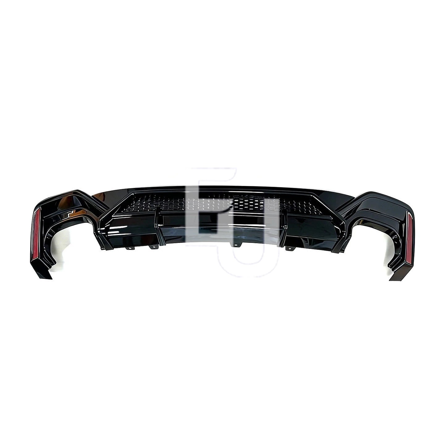 RS7 ABT STYLE REAR BUMPER DIFFUSER TAILPIPES BODYKIT FOR AUDI A7 S7 C8 MK2 2018+
