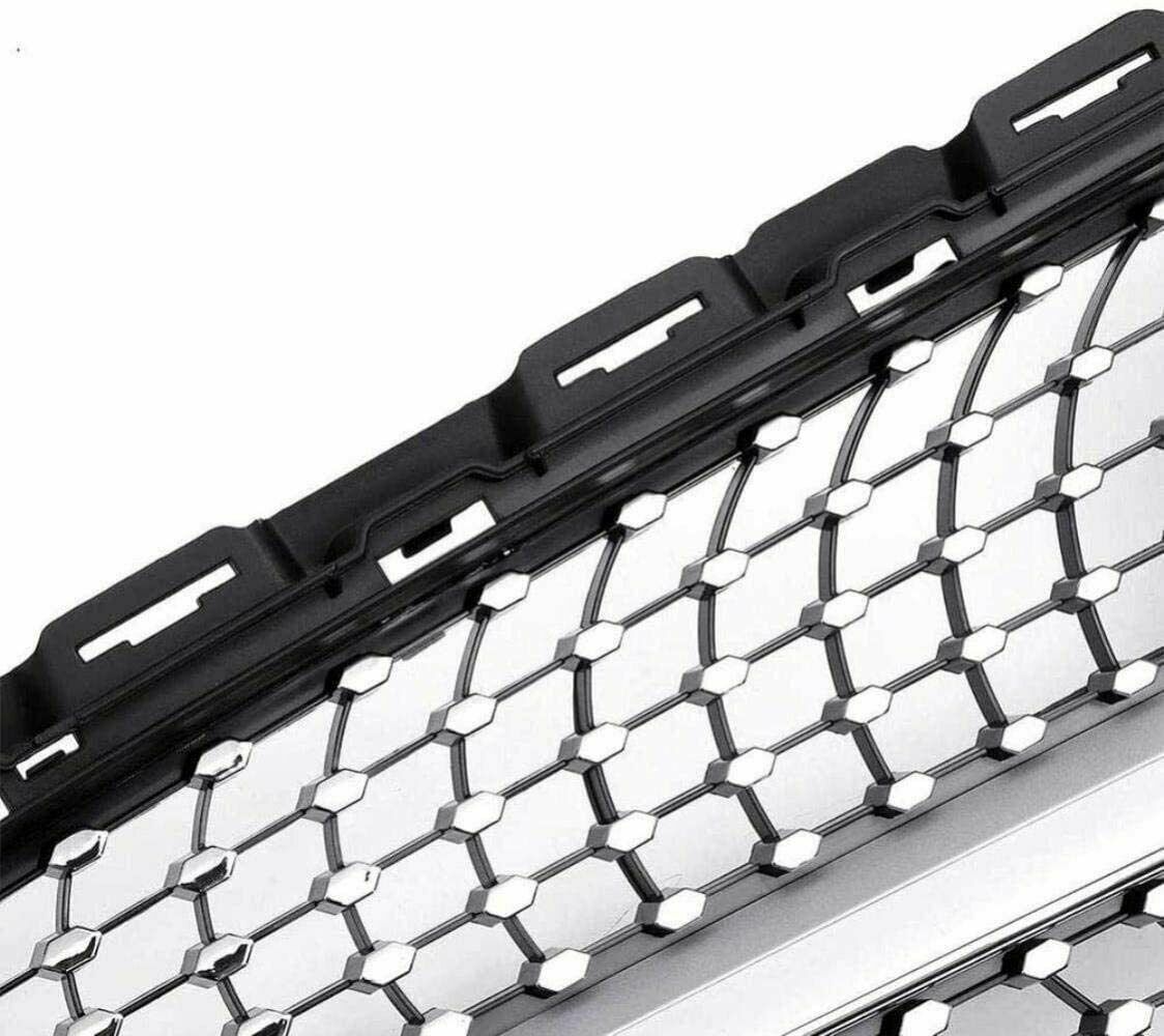 FOR MERCEDES C CLASS W205 DIAMOND STYLE FRONT GRILL GRILLE AMG 19+ W/O CAMERA