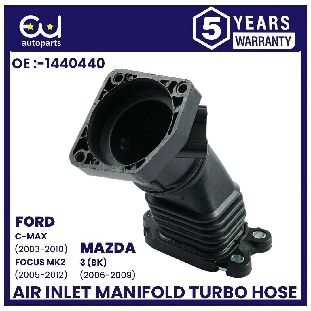 FOR FORD FOCUS C-MAX MK2 MAZDA 3 AIR INLET MANIFOLD TURBO HOSE PIPE 3M5Q9351EB