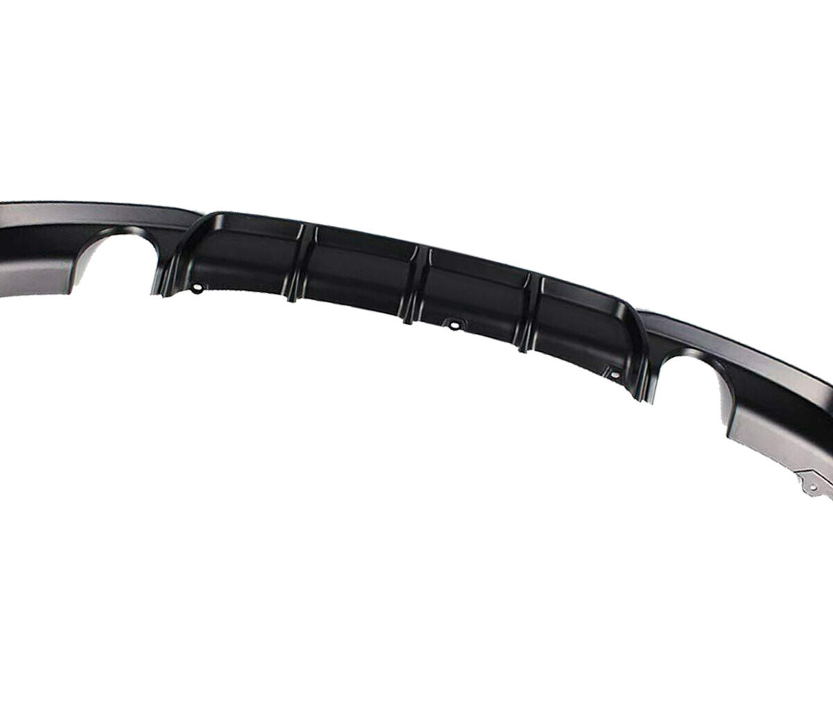FOR BMW 3 SERIES F30 F31  DUAL REAR DIFFUSER VALANCE MATTE BLACK