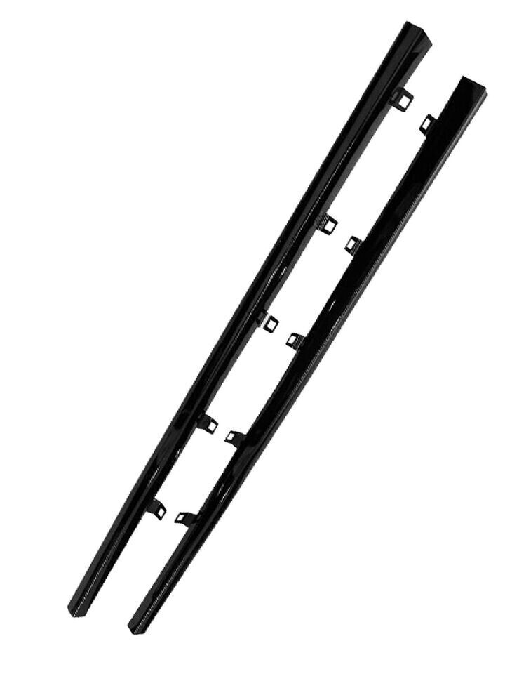 FOR VW GOLF MK7 MK7.5 R LINE 2013-2020 SIDE SKIRT EXTENSION BLADE GLOSS BLACK