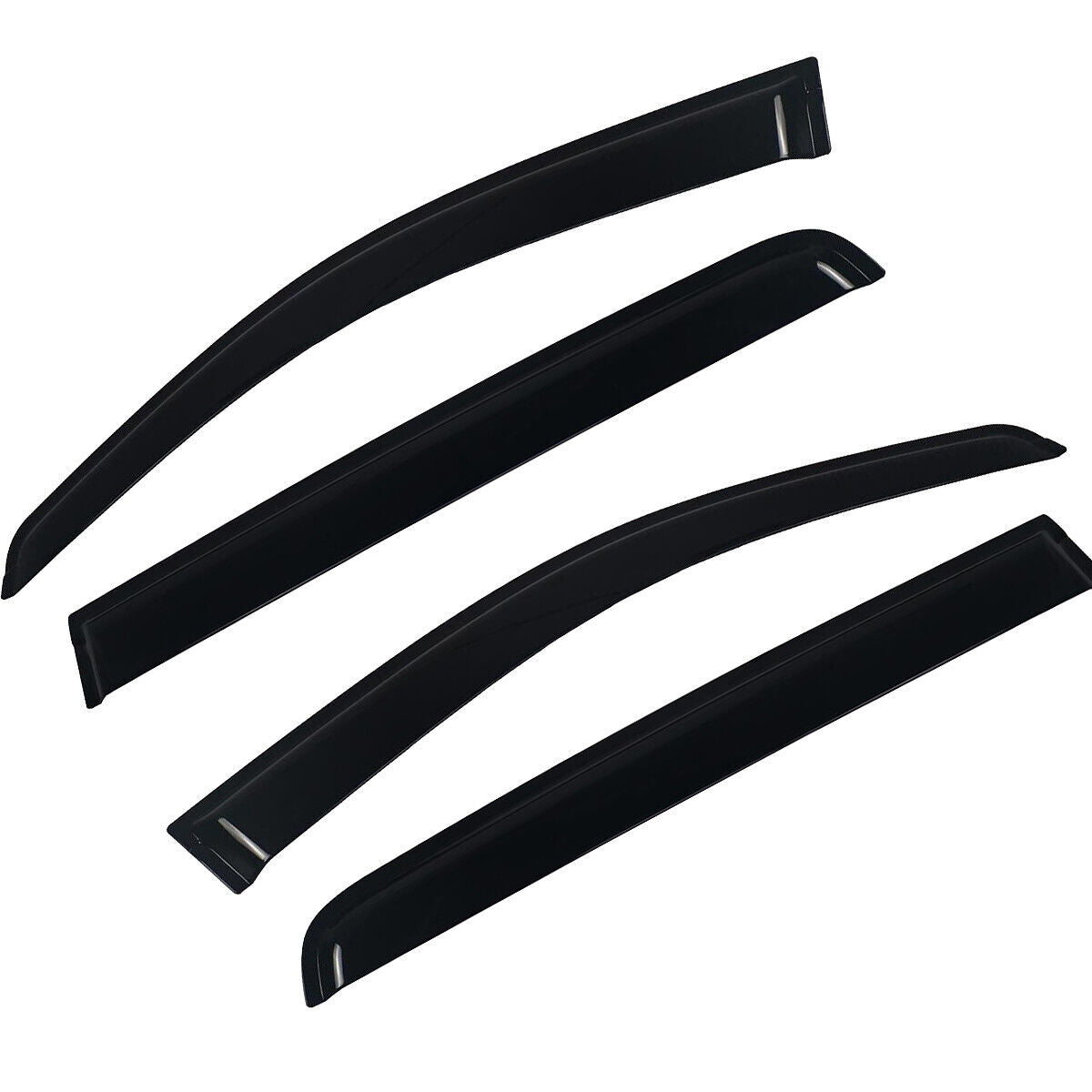 WIND DEFLECTORS FOR FORD RANGER T6 WILDTRAK 2012-2023 DCAB RAIN SHIELDS 4PCS