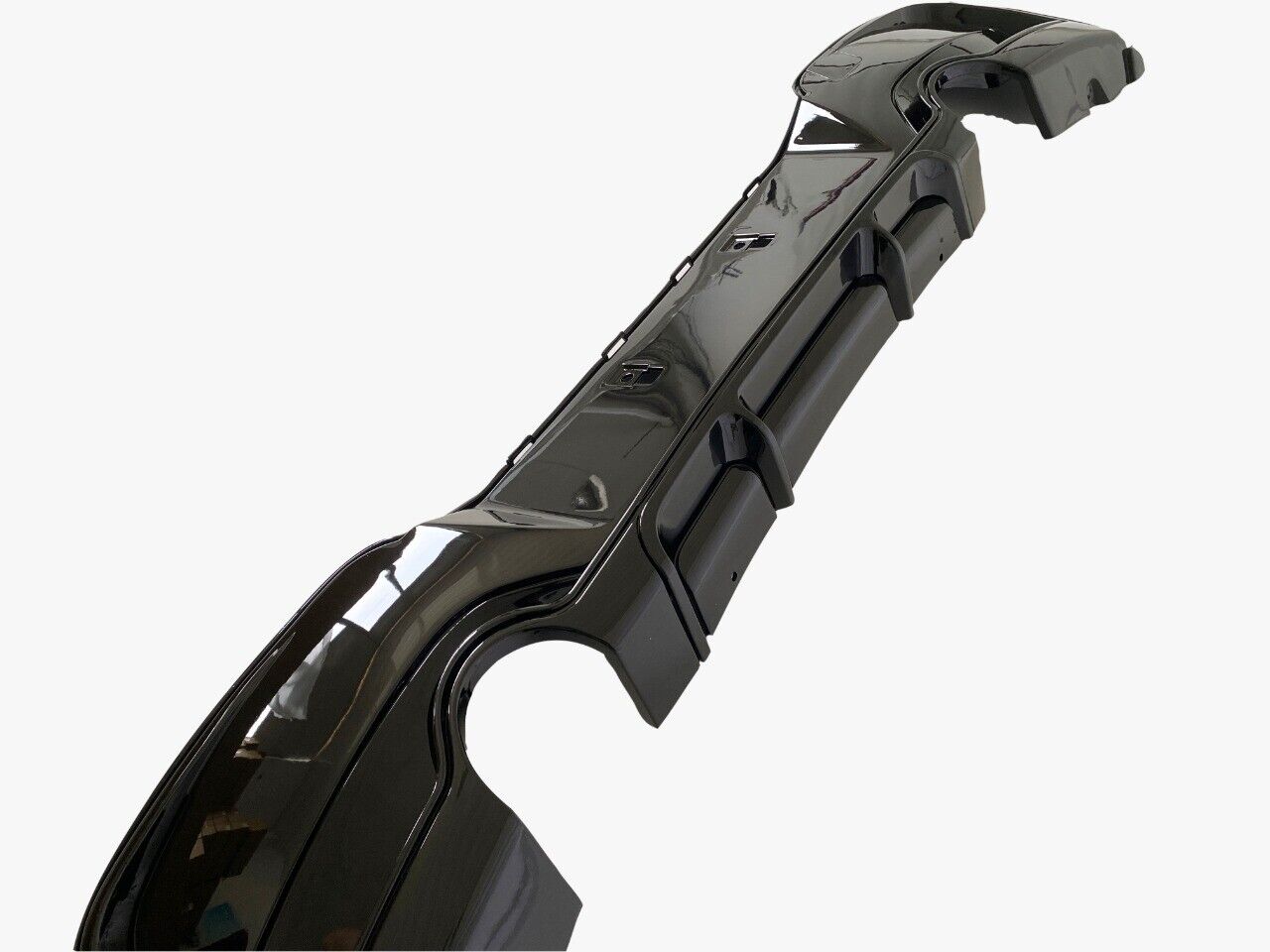 FOR BMW 1 SERIES F20 F21 REAR DIFFUSER 2011-2014 PRE-LCI M135I LOOK GLOSS BLACK