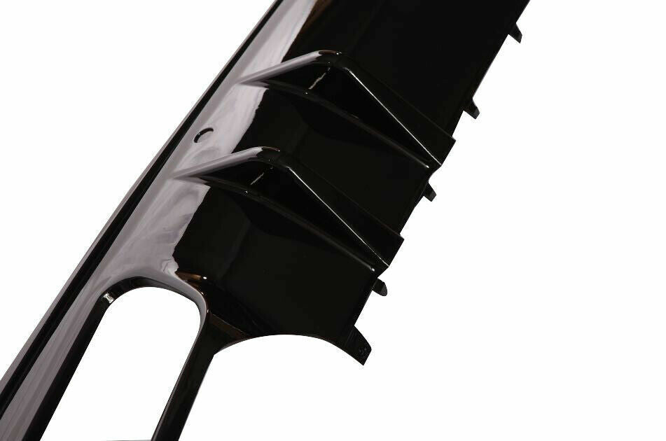 REAR DIFFUSER FOR MERCEDES C CLASS W205 SALOON ESTATE AMG C43 STYLE FACELIFT 19+