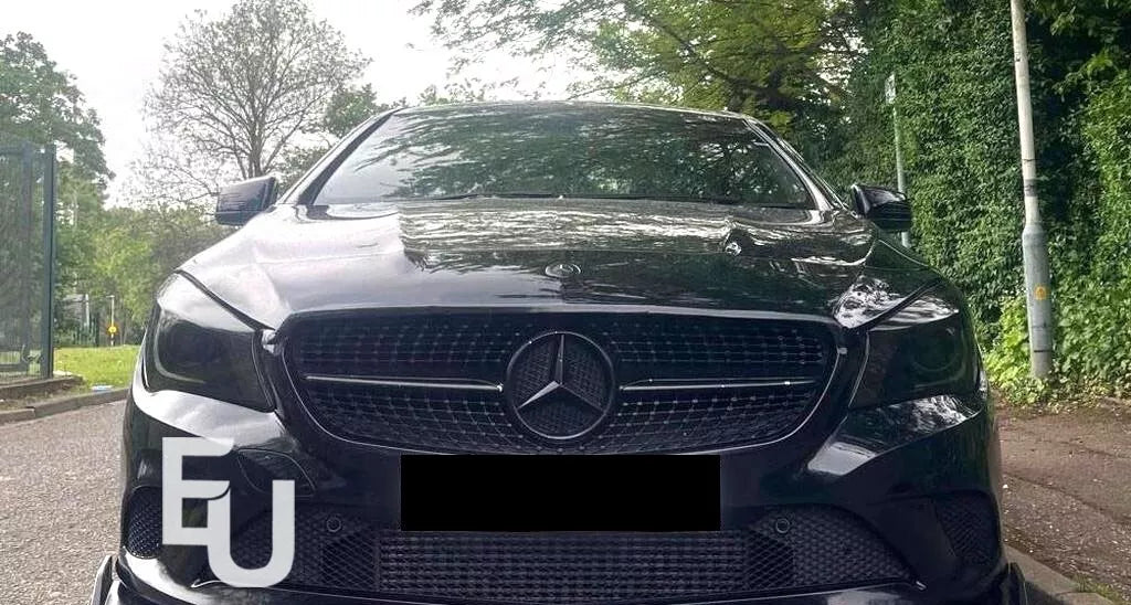 FOR MERCEDES CLA CLASS W117 C117 13-19 FRONT GRILLE GRILL BLACK DIAMOND STYLE