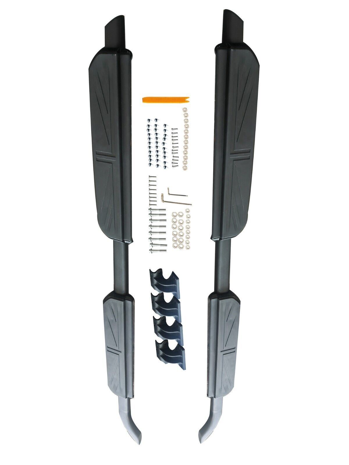 RUNNING BOARD SIDE STEPS FOR LAND ROVER DEFENDER 110 L663 UNION JACK DESIGN 20+