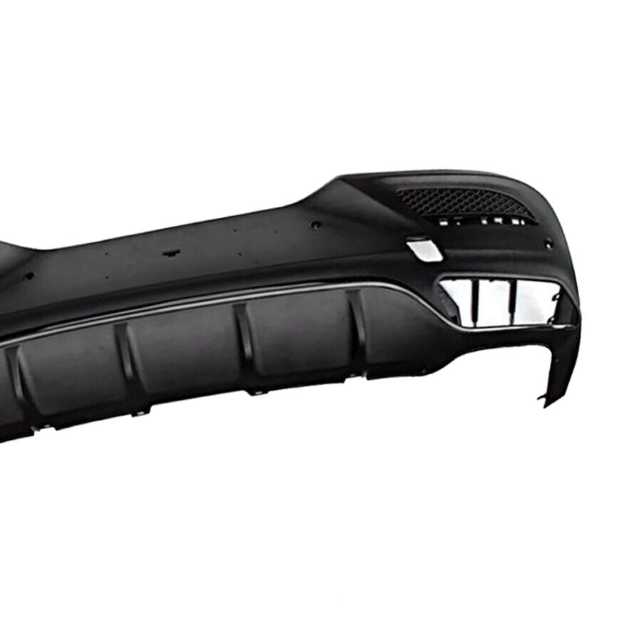 FOR MERCEDES GLE COUPE C292 AMG GLE63 STYLE REAR DIFFUSER VALANCE TAILPIPE BLACK